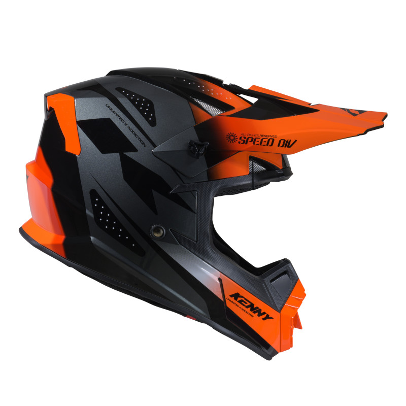 TRACK SPEED NEON ORANGE HELMET