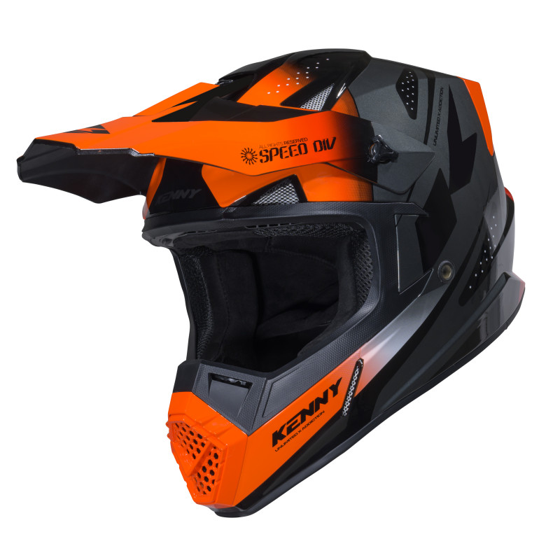 TRACK SPEED NEON ORANGE HELMET