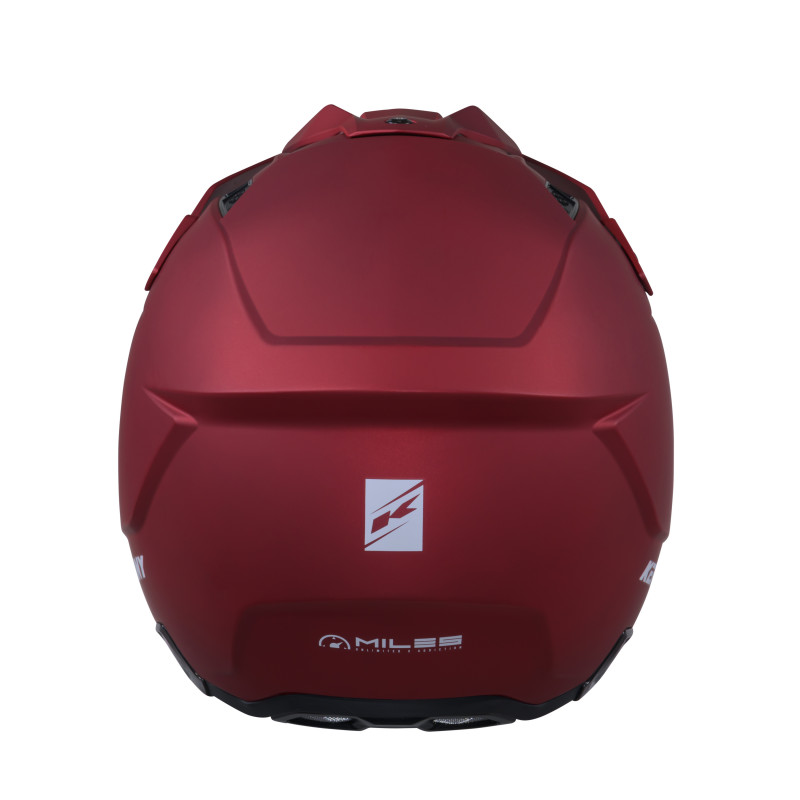 MILES SOLID RED HELMET