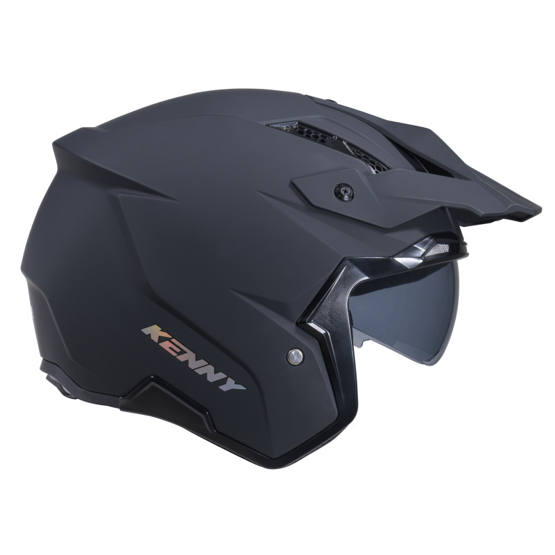 MILES SOLID BLACK HELMET