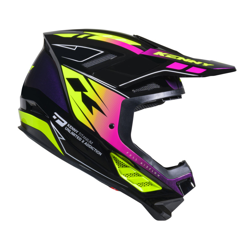TITANIUM GRADIENT PURPLE HELMET