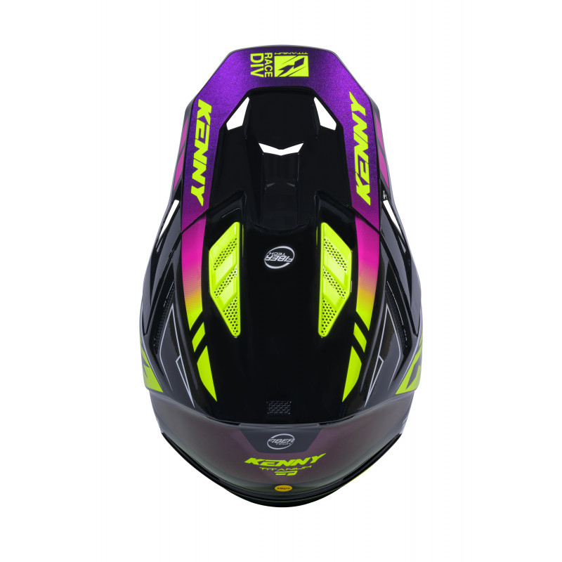 TITANIUM GRADIENT PURPLE HELMET