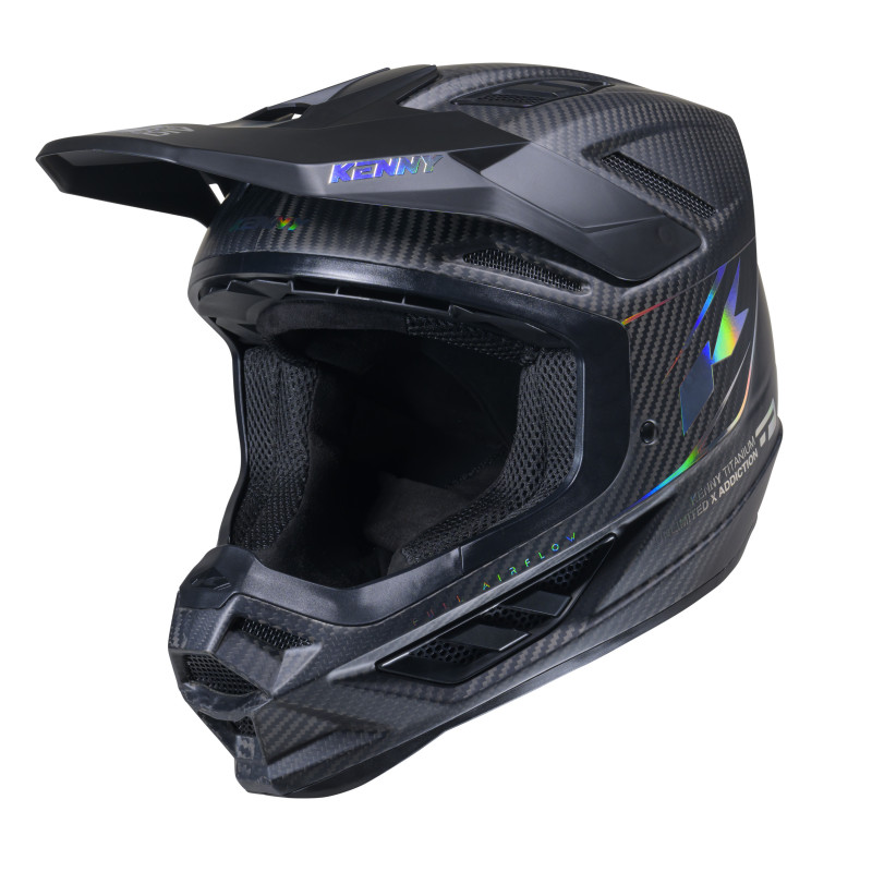 CASQUE TITANIUM CARBON MATT HOLOGRAPHIC