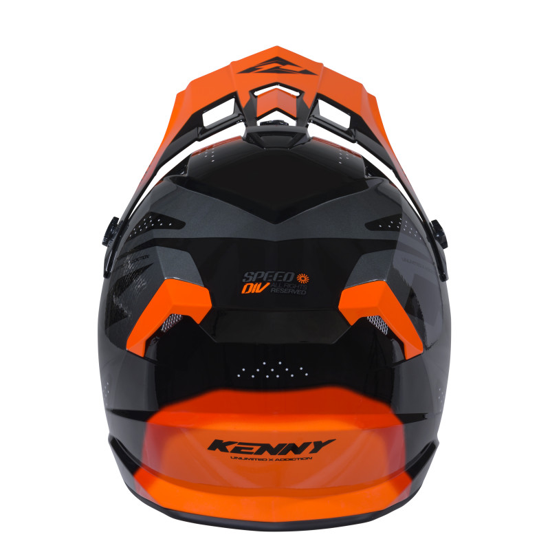 TRACK SPEED NEON ORANGE KID HELMET