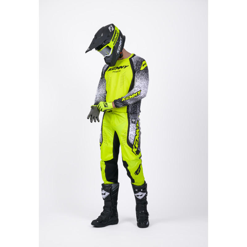 PANTALON FORCE PIXEL WHITE NEON YELLOW
