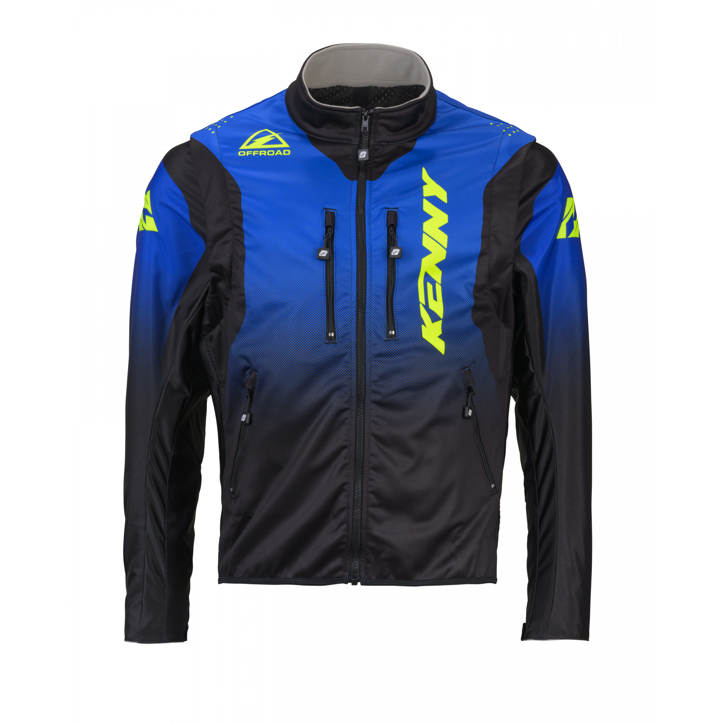 VESTE SOFTSHELL ENDURO BLUE NEON YELLOW
