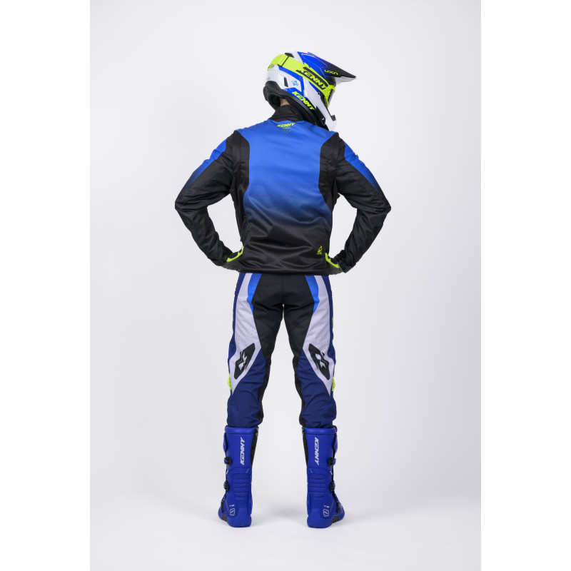 VESTE SOFTSHELL ENDURO BLUE NEON YELLOW