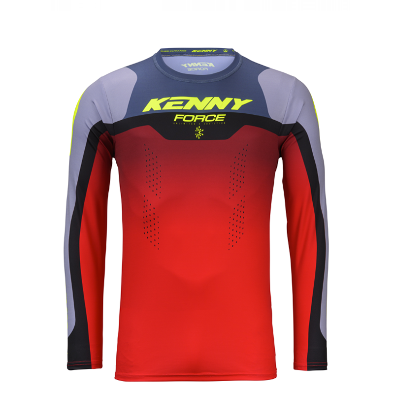 FORCE BEACH GREY RED JERSEY