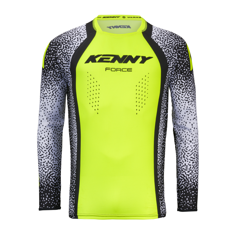 FORCE PIXEL WHITE NEON YELLOW JERSEY