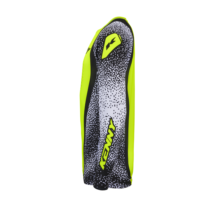 FORCE PIXEL WHITE NEON YELLOW JERSEY
