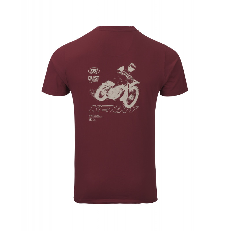 TEE-SHIRT DUST BURGUNDY