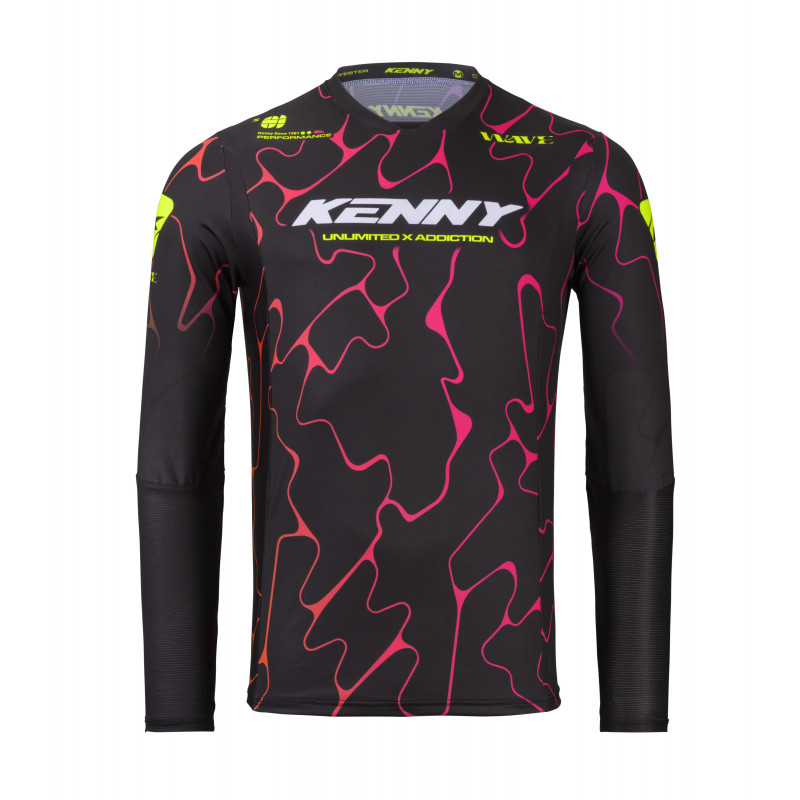 MAILLOT PERFORMANCE WAVE BLACK ENFANT