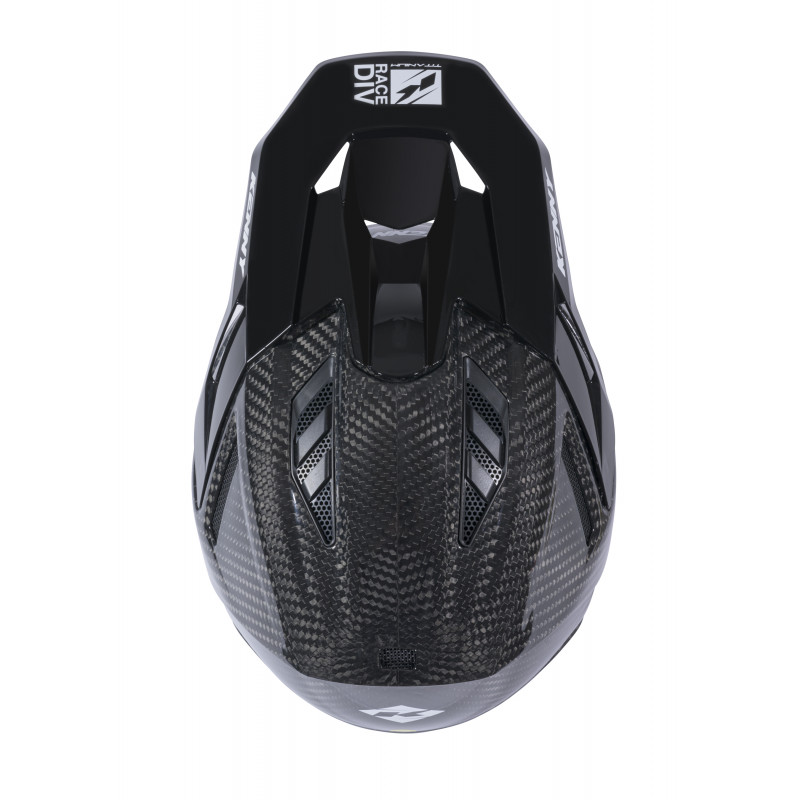 TITANIUM CARBON SHINY WHITE HELMET