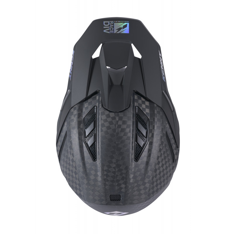 TITANIUM BIG CARBON MATT HOLOGRAPHIC HELMET