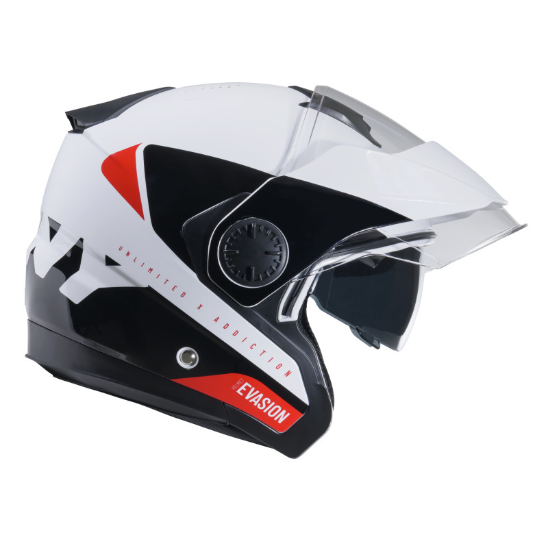 EVASION GRAPHIC RED HELMET