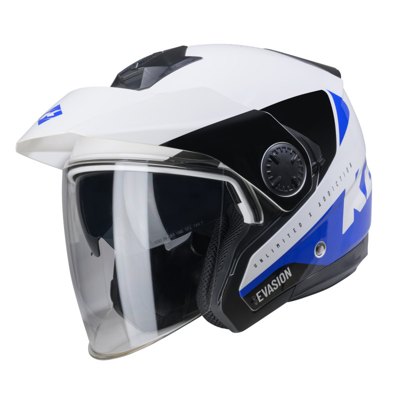 CASQUE EVASION GRAPHIC BLUE