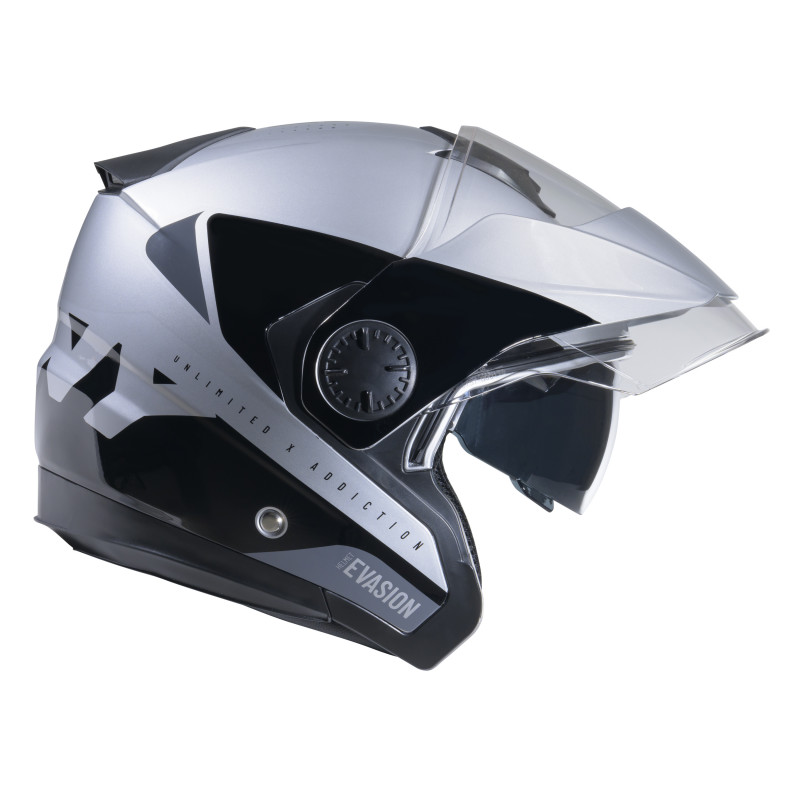 CASQUE EVASION GRAPHIC SILVER BLACK