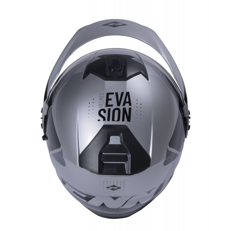 EVASION GRAPHIC SILVER BLACK HELMET