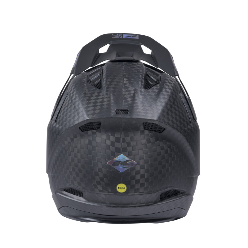 TITANIUM BIG CARBON MATT HOLOGRAPHIC HELMET