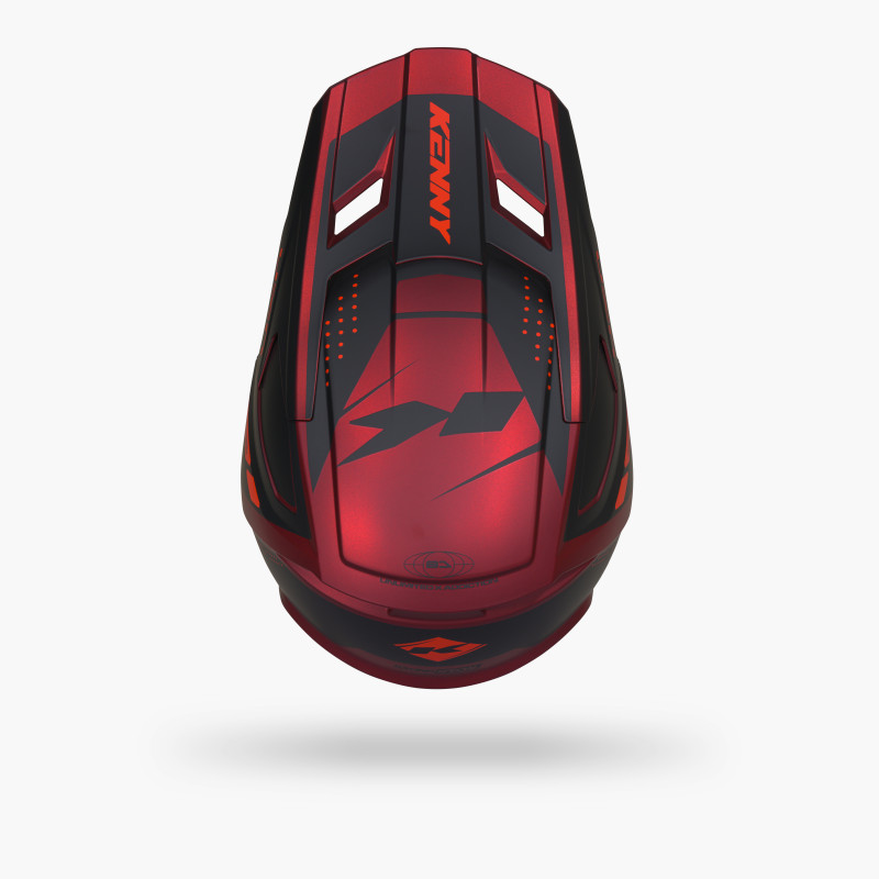 PERFORMANCE GRAPHIC CANDY RED HELMET