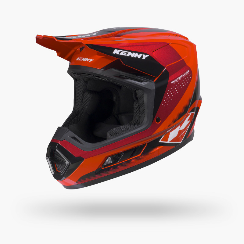 PERFORMANCE GRAPHIC RACING RED HELMET