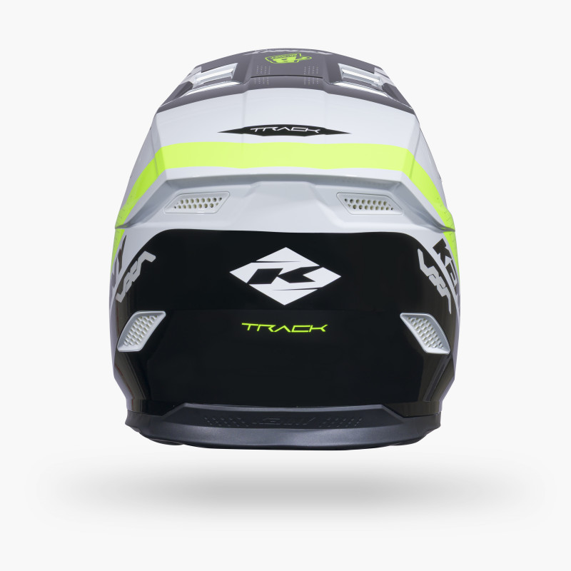 CASQUE TRACK GRAPHIC BLAST WHITE NEON YELLOW