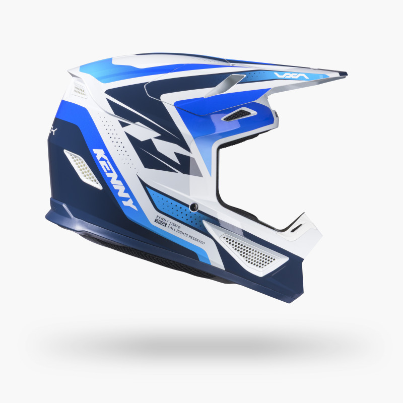 CASQUE TRACK GRAPHIC + FOCUS BLUE