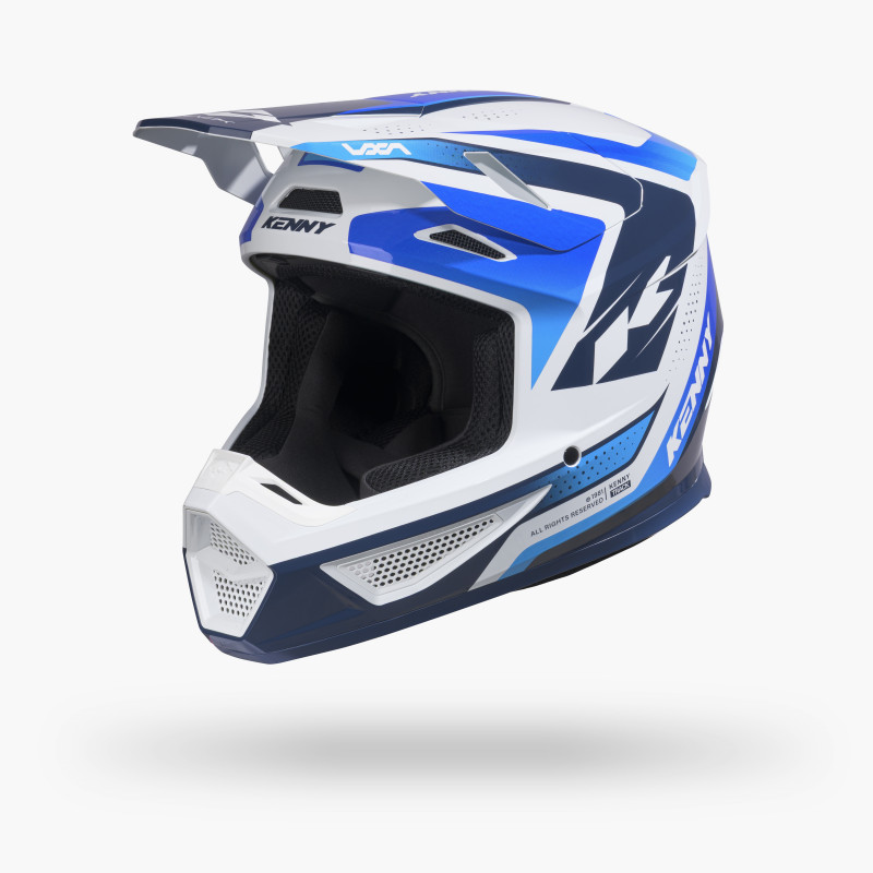 TRACK GRAPHIC + FOCUS BLUE HELMET