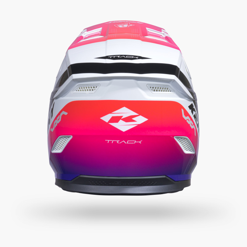 CASQUE TRACK GRAPHIC BLAST WHITE GRADIENT