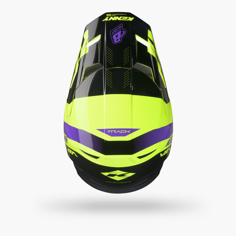 CASQUE TRACK GRAPHIC BLAST BLACK NEON