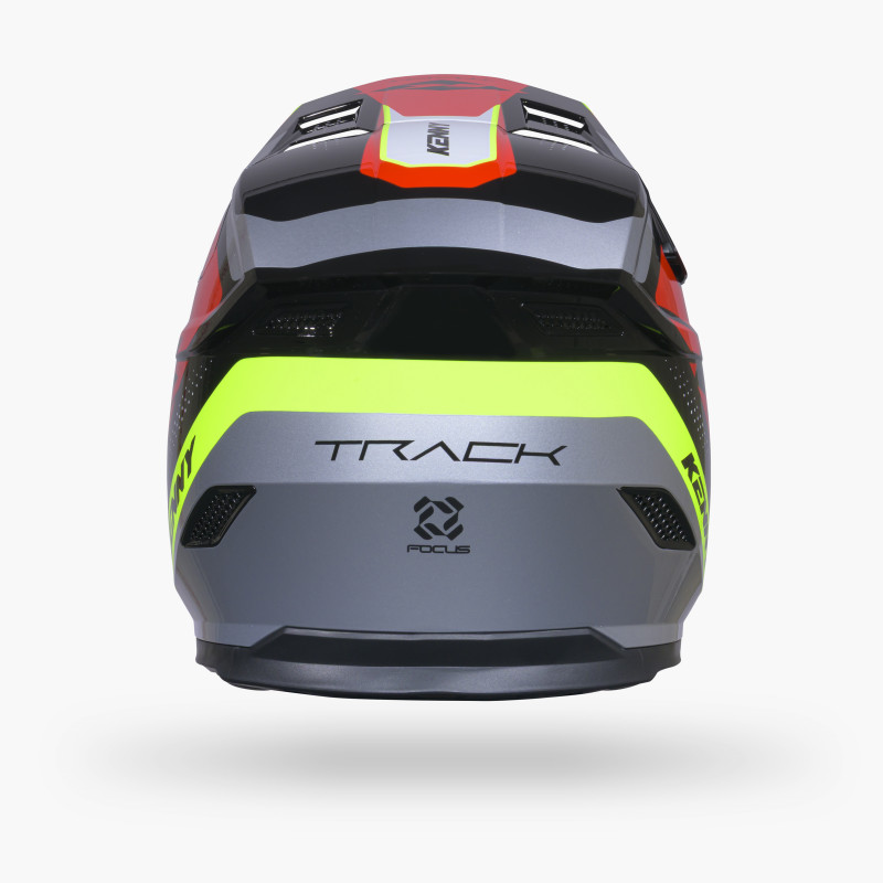 CASQUE TRACK GRAPHIC + FOCUS RED