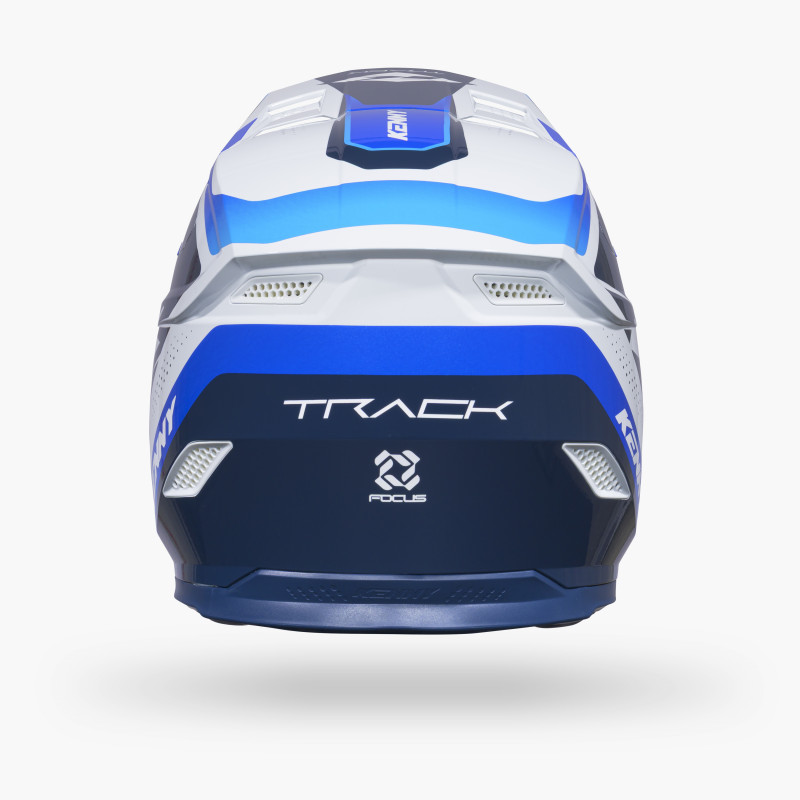 CASQUE TRACK GRAPHIC + FOCUS BLUE