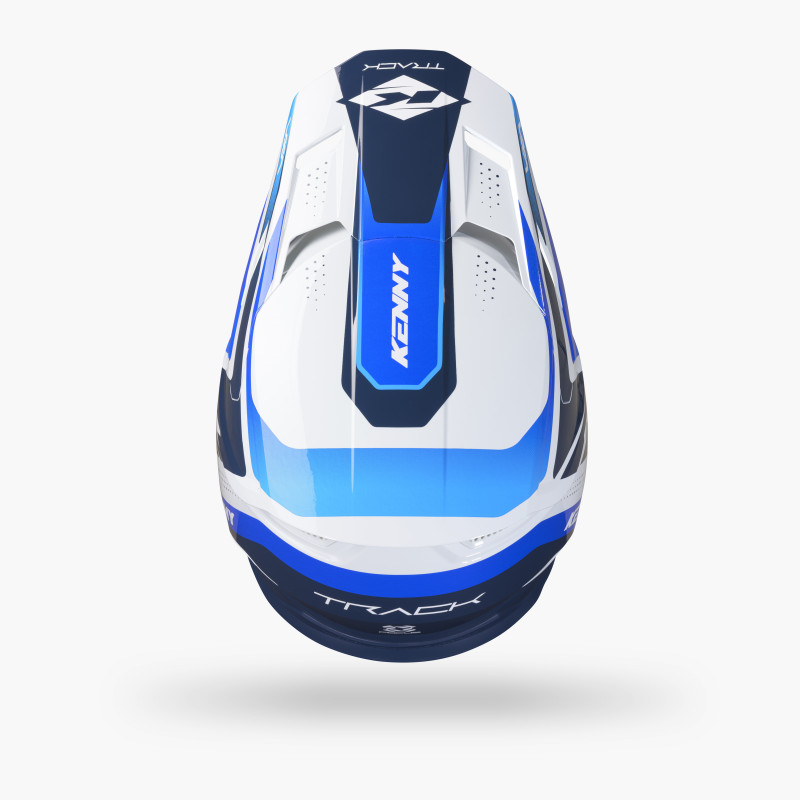 CASQUE TRACK GRAPHIC + FOCUS BLUE