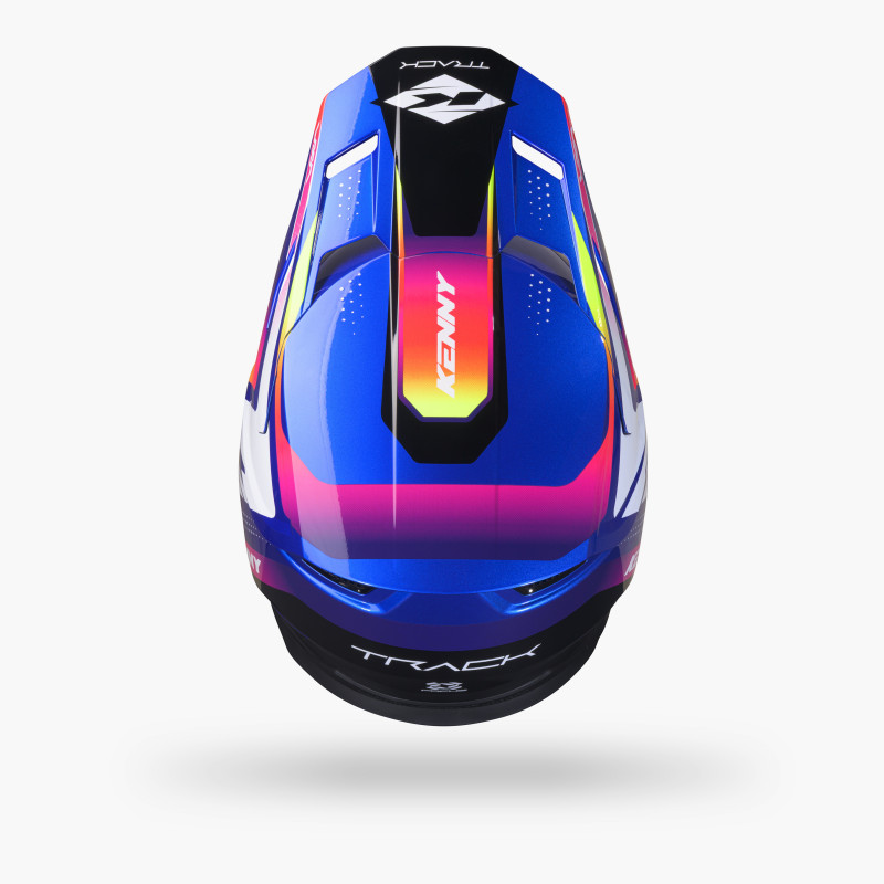 CASQUE TRACK GRAPHIC + CANDY BLUE