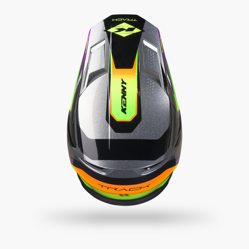 CASQUE TRACK GRAPHIC + FOCUS NEON