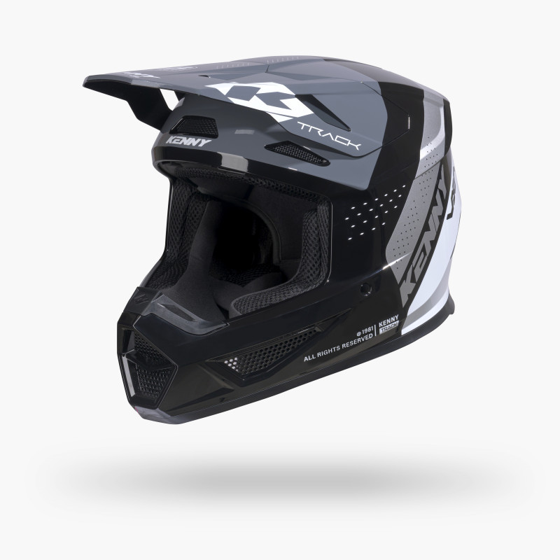CASQUE TRACK GRAPHIC BLAST BLACK