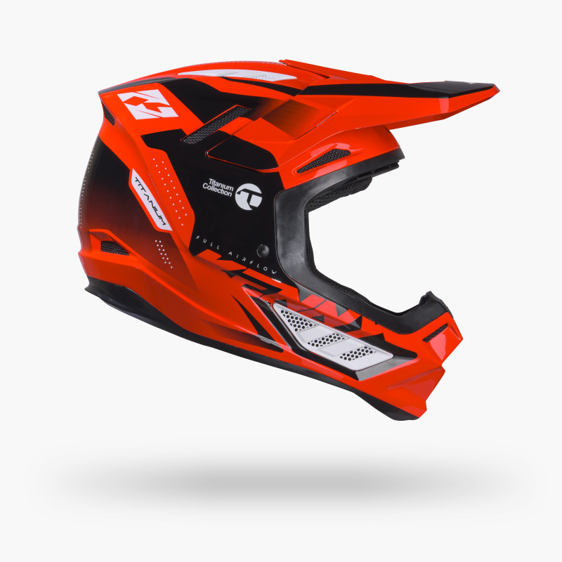 CASQUE TITANIUM NEON RED