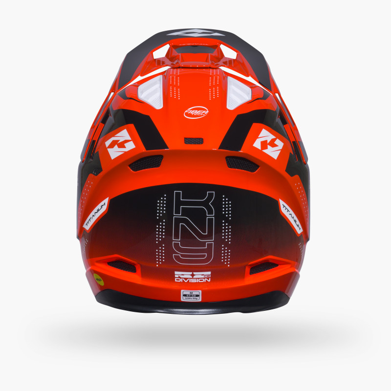 TITANIUM NEON RED HELMET