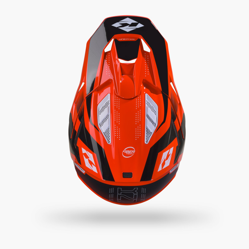 CASQUE TITANIUM NEON RED