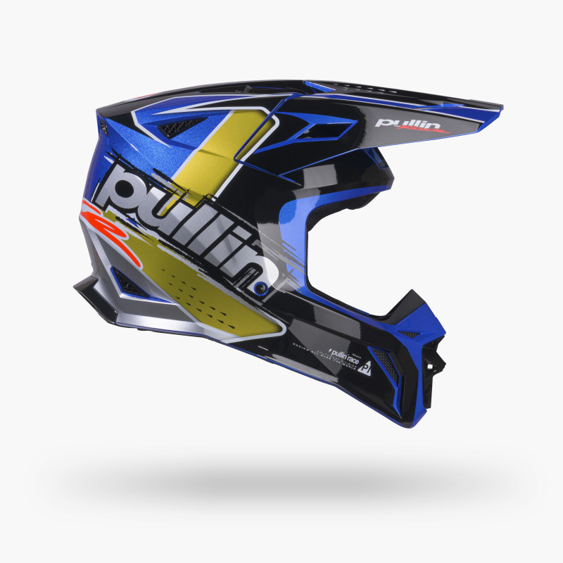 PULL-IN MASTER GRAPHIC RACE BLUE HELMET