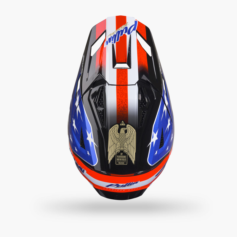 PULL-IN MASTER GRAPHIC RACE PATRIOT USA HELMET