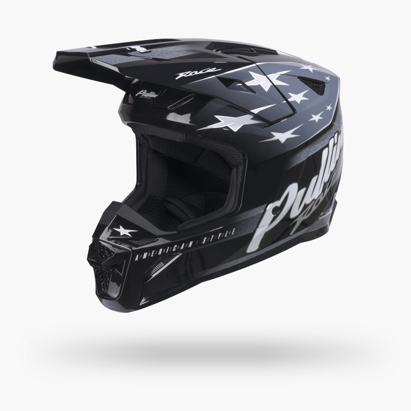 CASQUE PULL-IN MASTER GRAPHIC RACE PATRIOT BLACK GREY