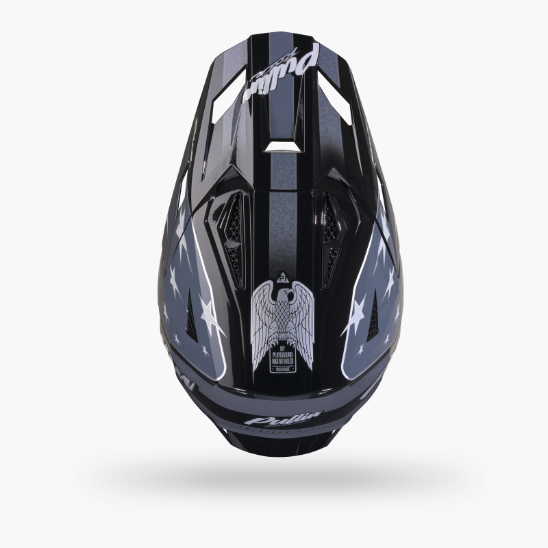 CASQUE PULL-IN MASTER GRAPHIC RACE PATRIOT BLACK GREY