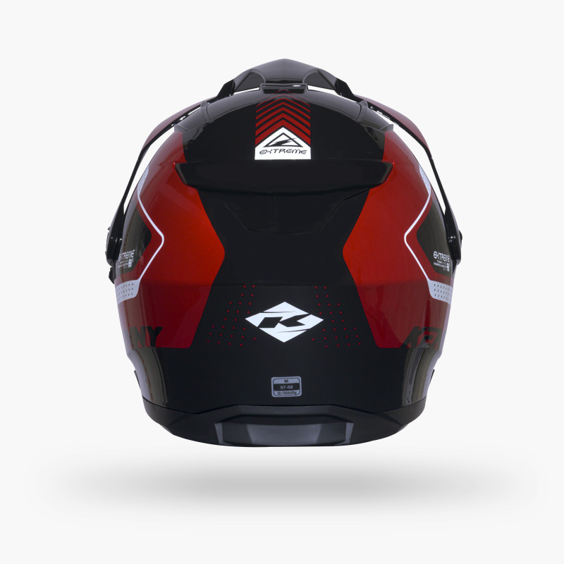 EXTREME GRAPHIC RED HELMET