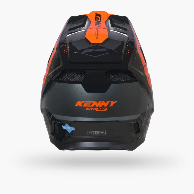 PERFORMANCE GRAPHIC RACING ORANGE KID HELMET
