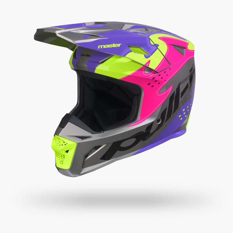 CASQUE PULL-IN MASTER GRAPHIC PURPLE GREY ENFANT