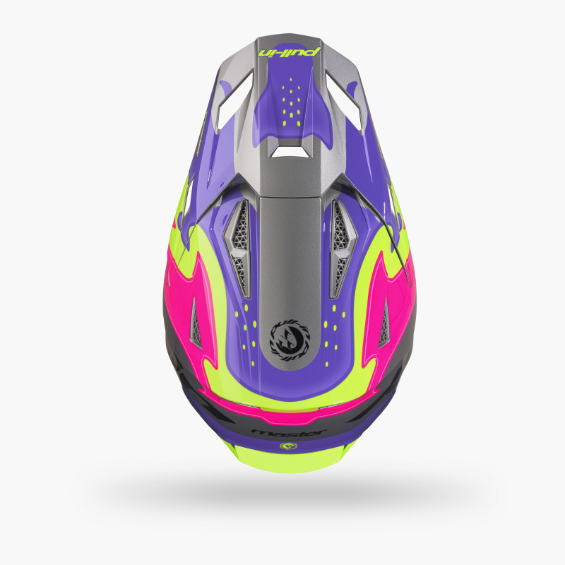 CASQUE PULL-IN MASTER GRAPHIC PURPLE GREY ENFANT
