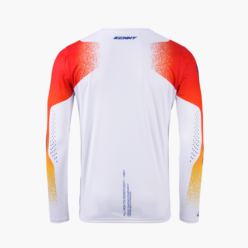 TRACK BLAST ORANGE WHITE JERSEY
