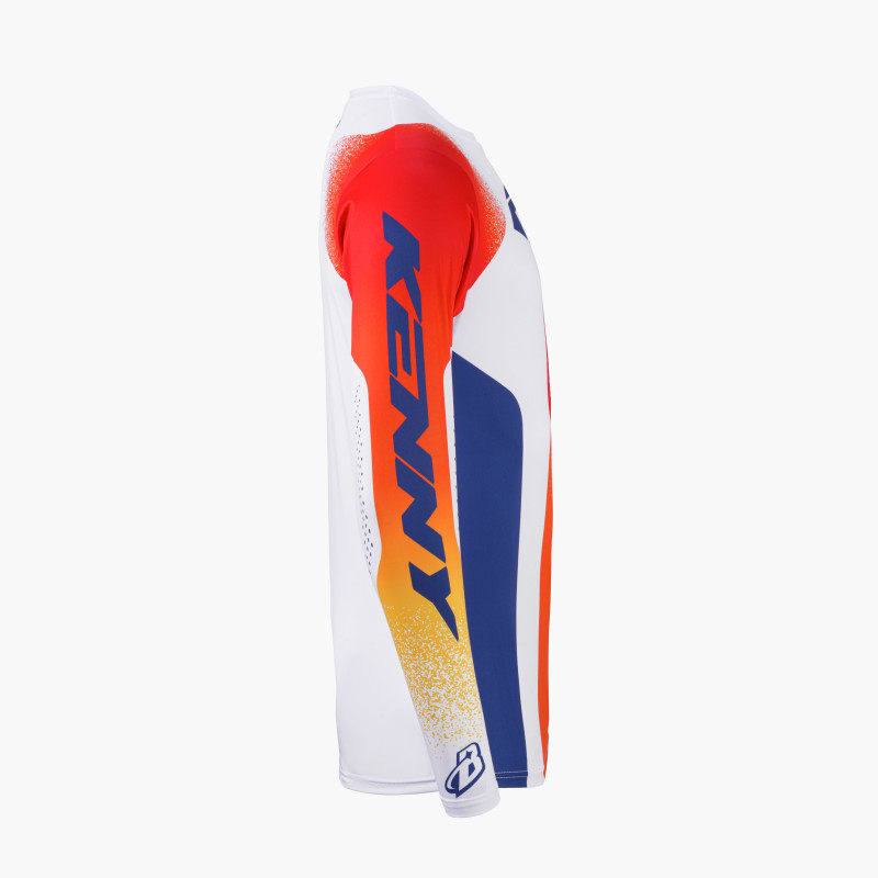 TRACK BLAST ORANGE WHITE JERSEY