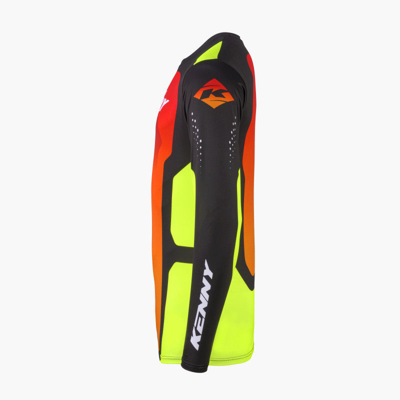 MAILLOT FORCE RACE RED NEON YELLOW